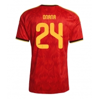 Belgien Amadou Onana #24 Hemmatröja VM 2026 Kortärmad